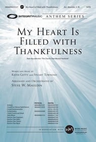 cover My Heart Is Filled with Thankfulness SATB choral sheet music cover